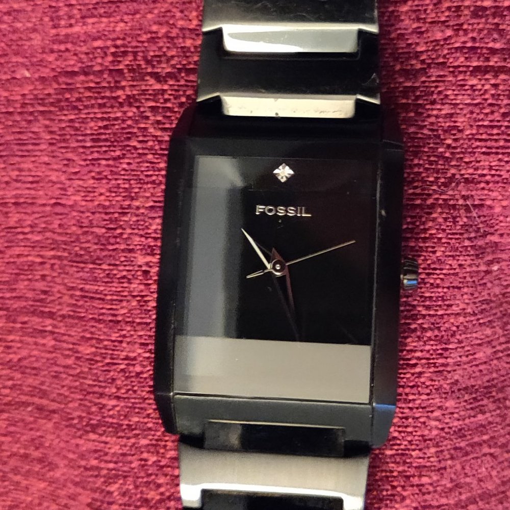 Amaze-Zing (B1) Sale!!: #19 Fossil Black Beauty Watch